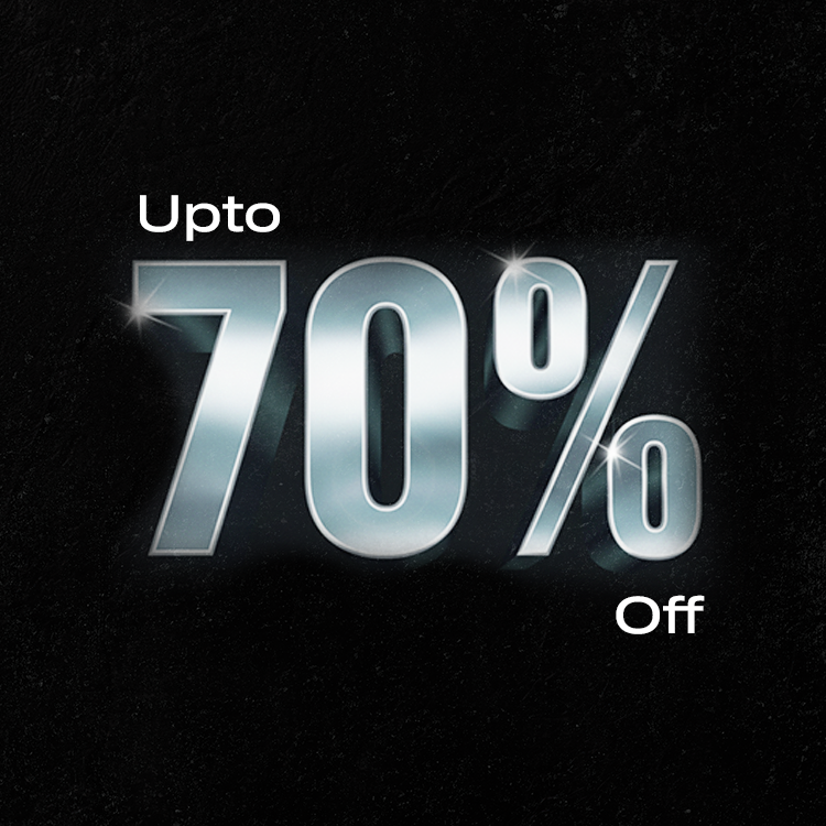 Upto 70% Off