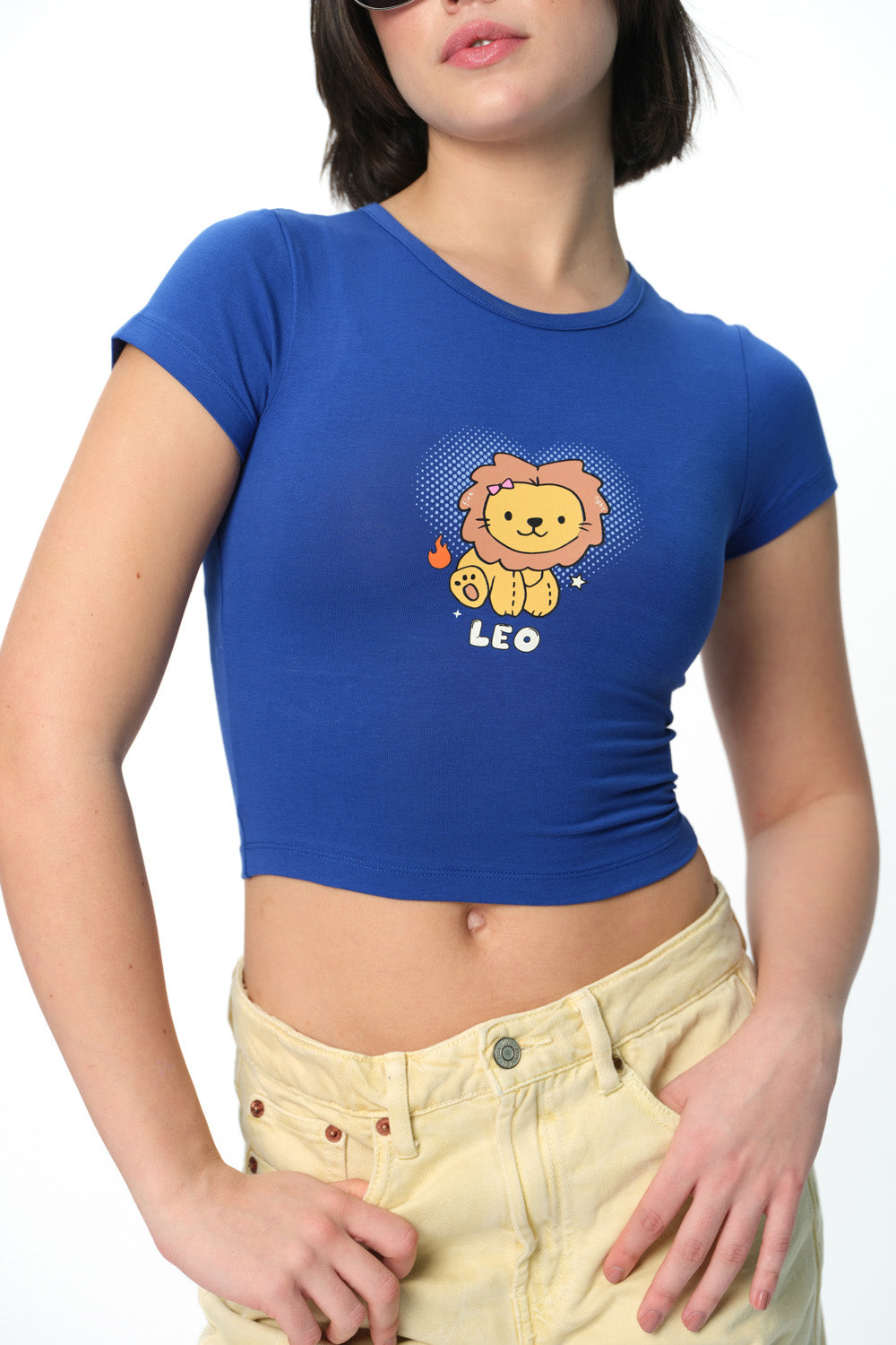 Leo Legacy Long Length Baby Tee - BonkersCorner
