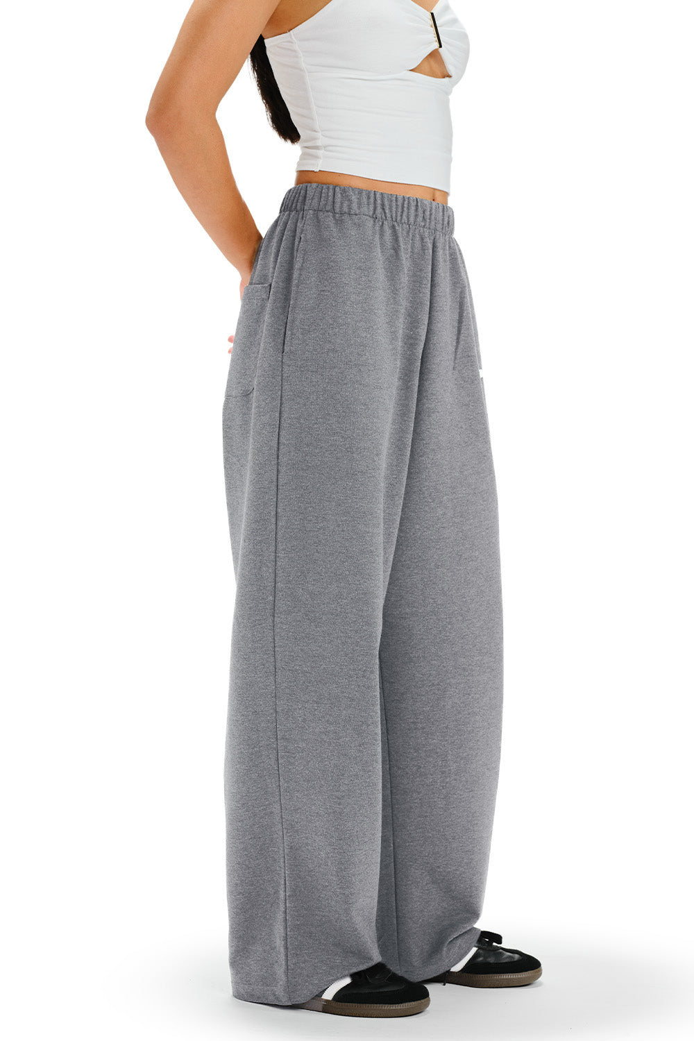 Melange Mode Loose Fit Joggers - BonkersCorner