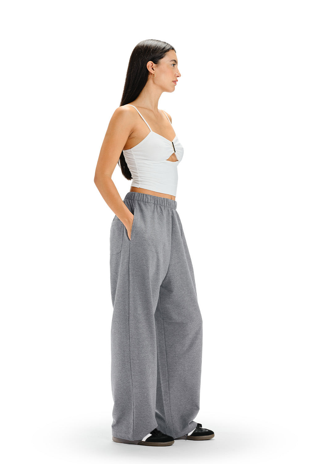 Melange Mode Loose Fit Joggers - BonkersCorner