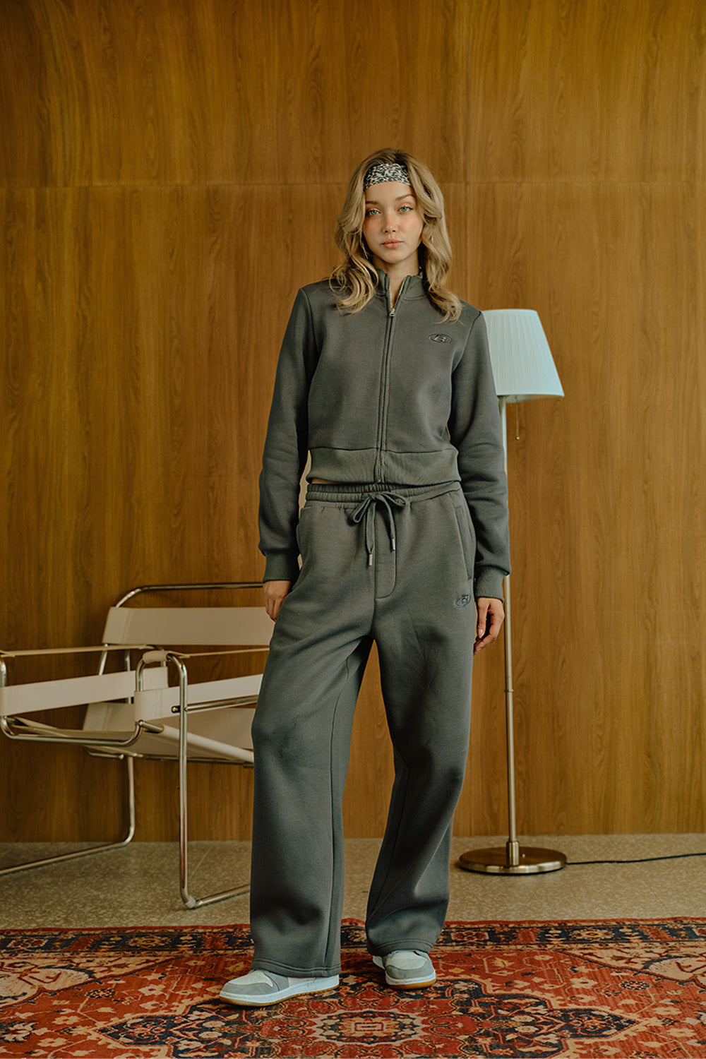Ash Olive On The Go Joggers - BonkersCorner