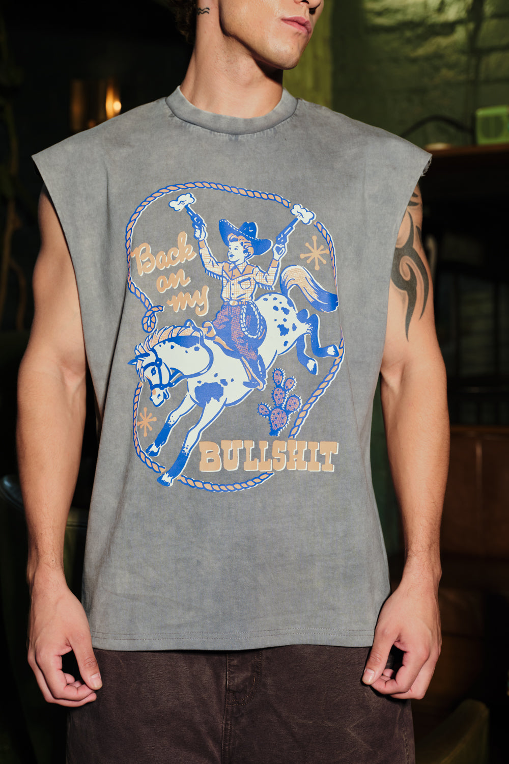 Back On My Bullshit Vest Tank - BonkersCorner