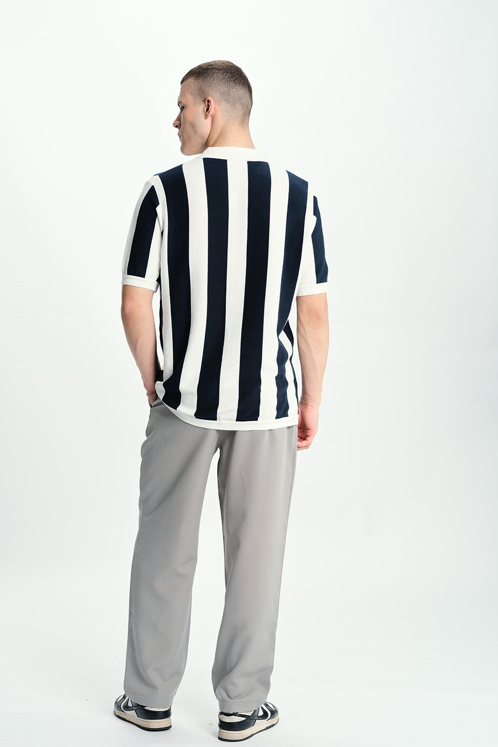 Bahama Chiller Striped Oversized Shirt - BonkersCorner