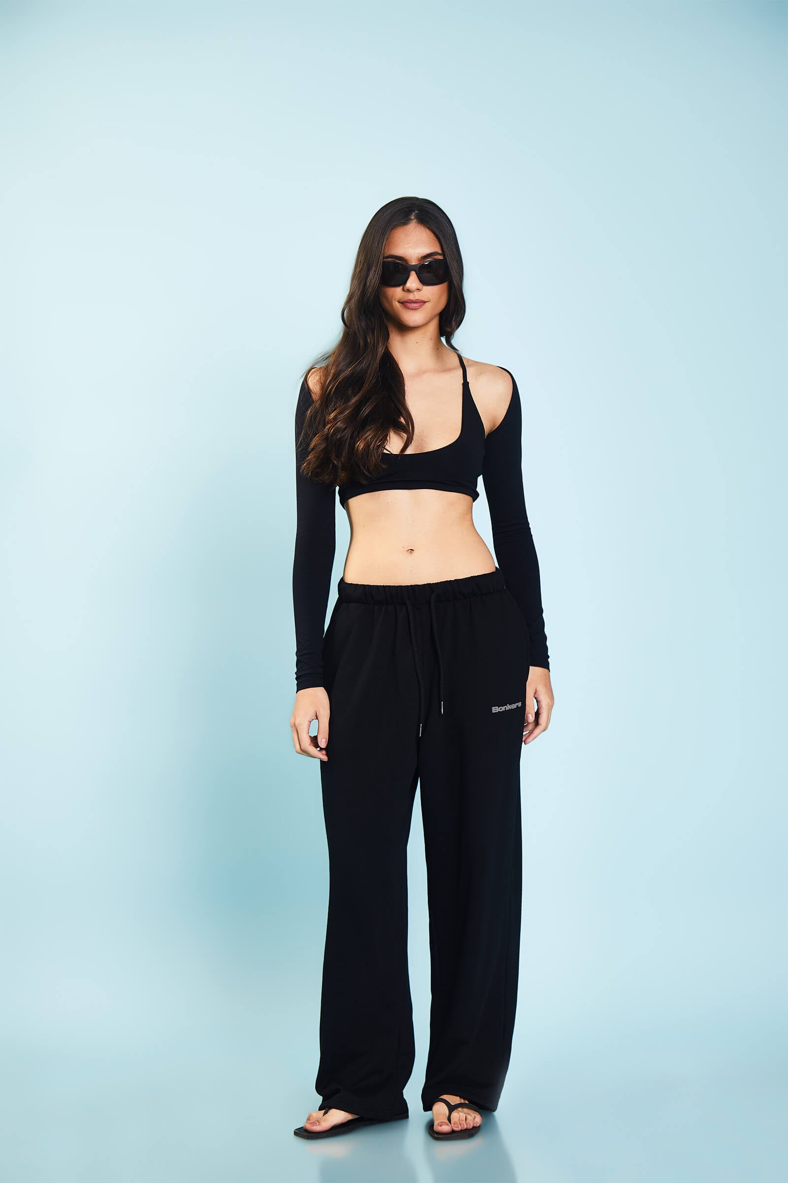 Black Loose Fit Joggers04