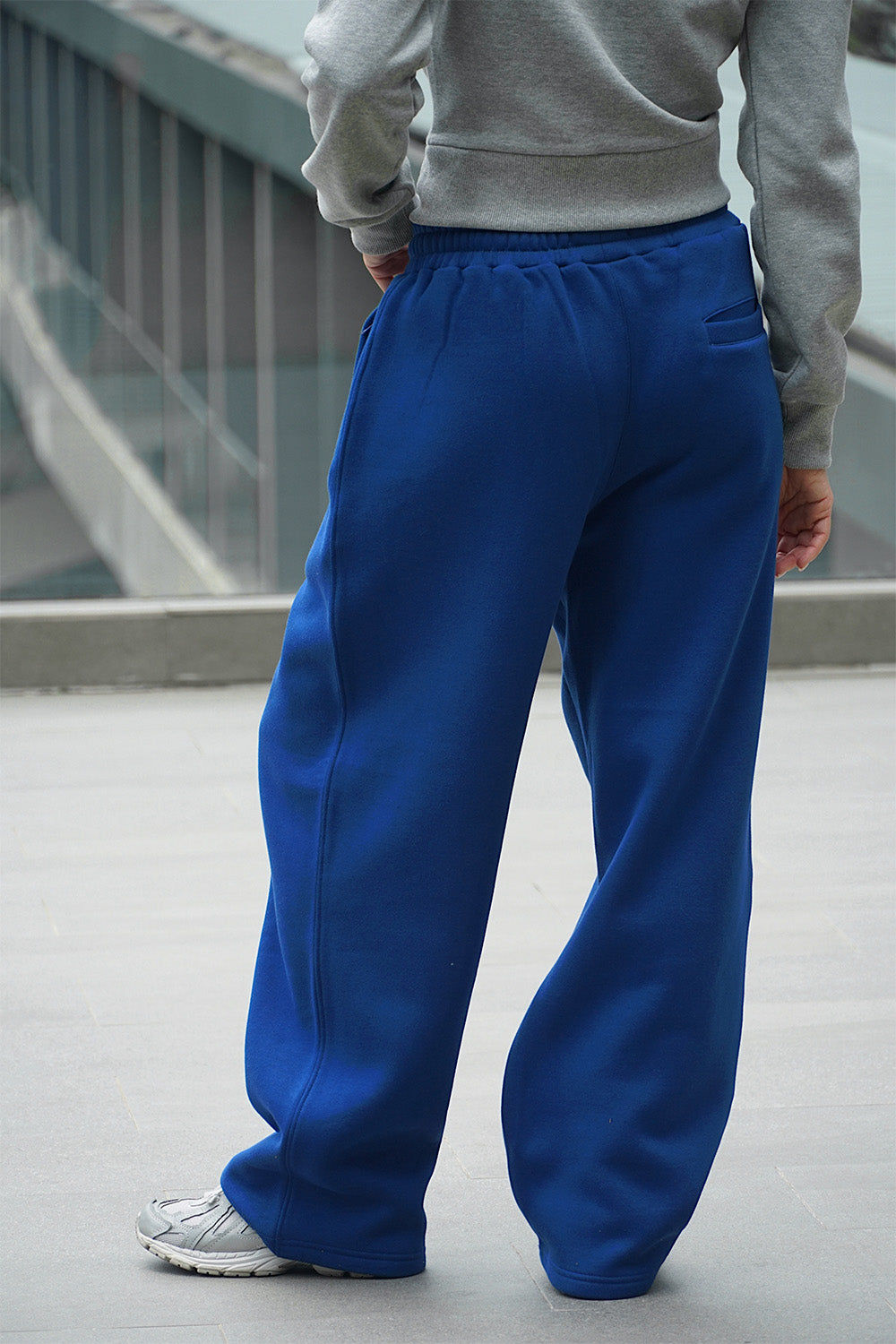 Blue On The Go Joggers - BonkersCorner