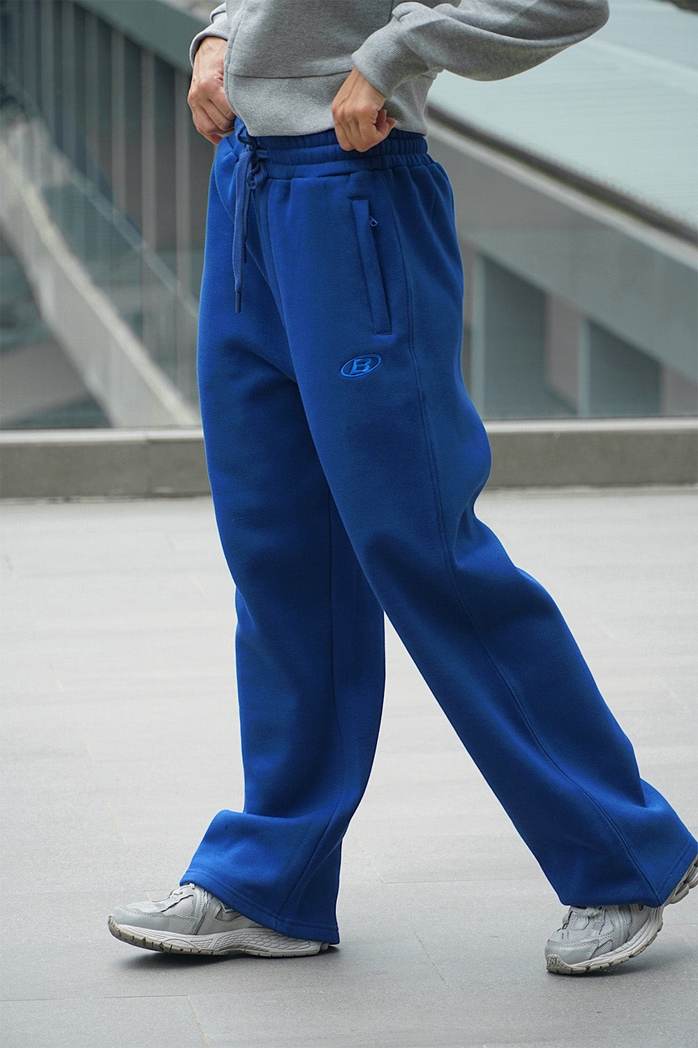 Blue On The Go Joggers - BonkersCorner