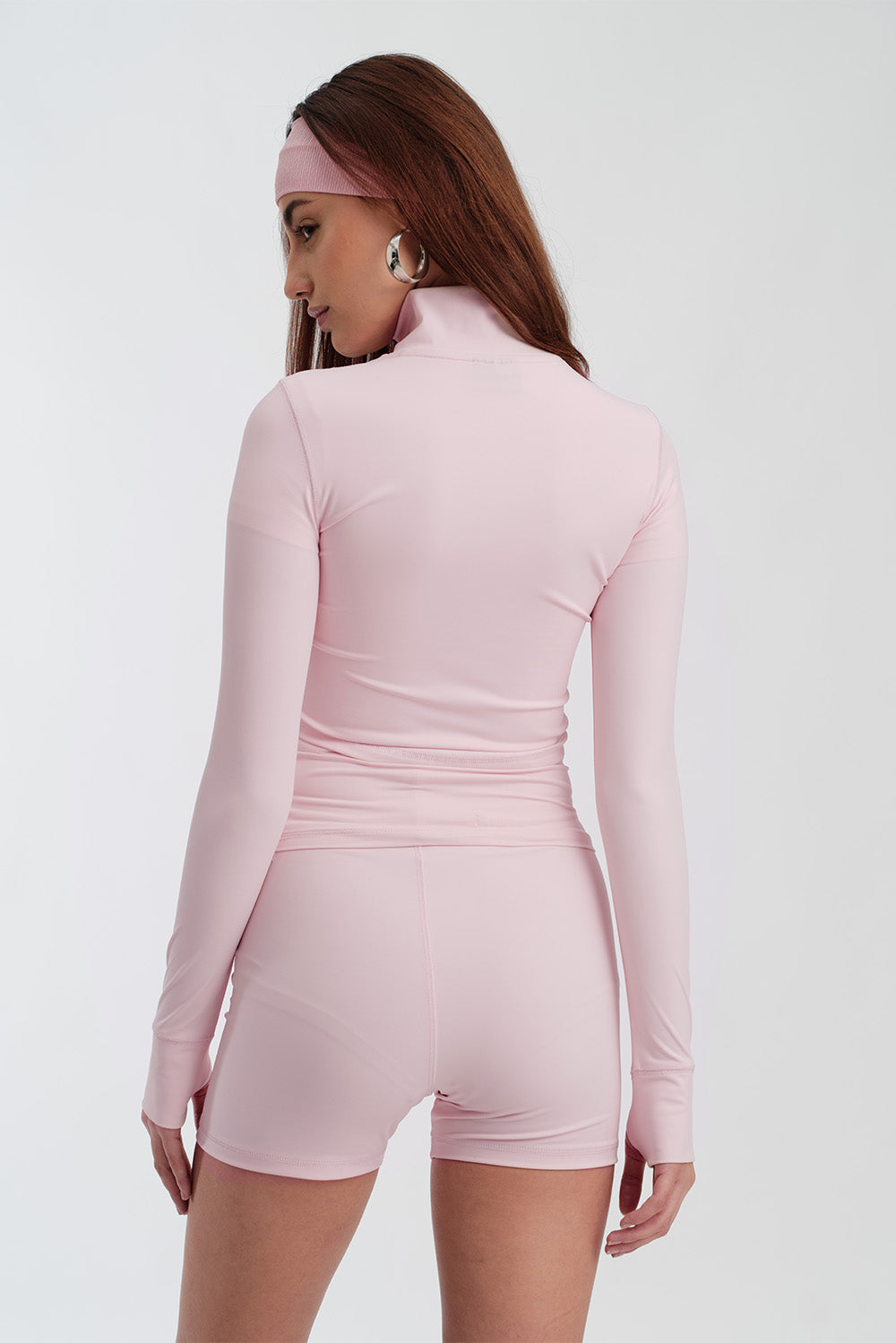 Blush Pink Defined Cropped Jacket - BonkersCorner