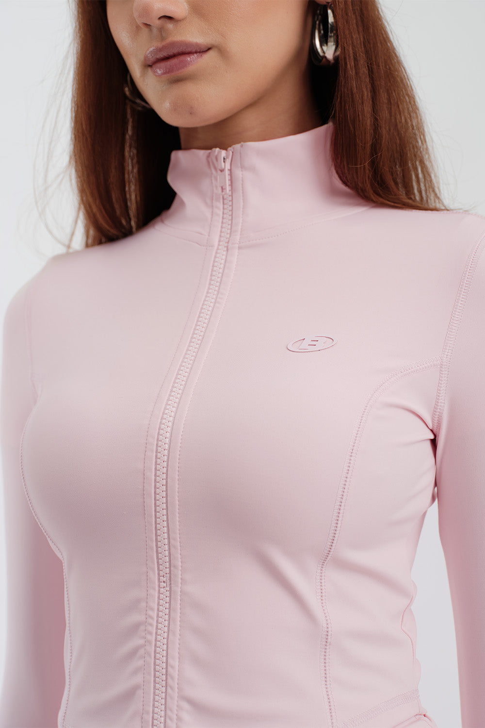 Blush Pink Defined Cropped Jacket - BonkersCorner