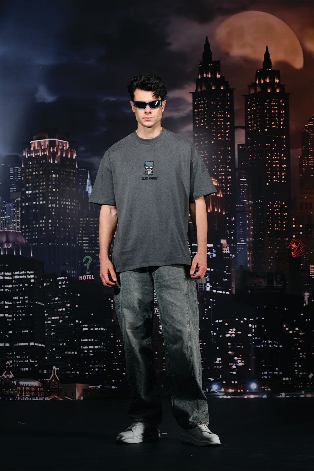 Bat Toon Oversized T-shirt - BonkersCorner