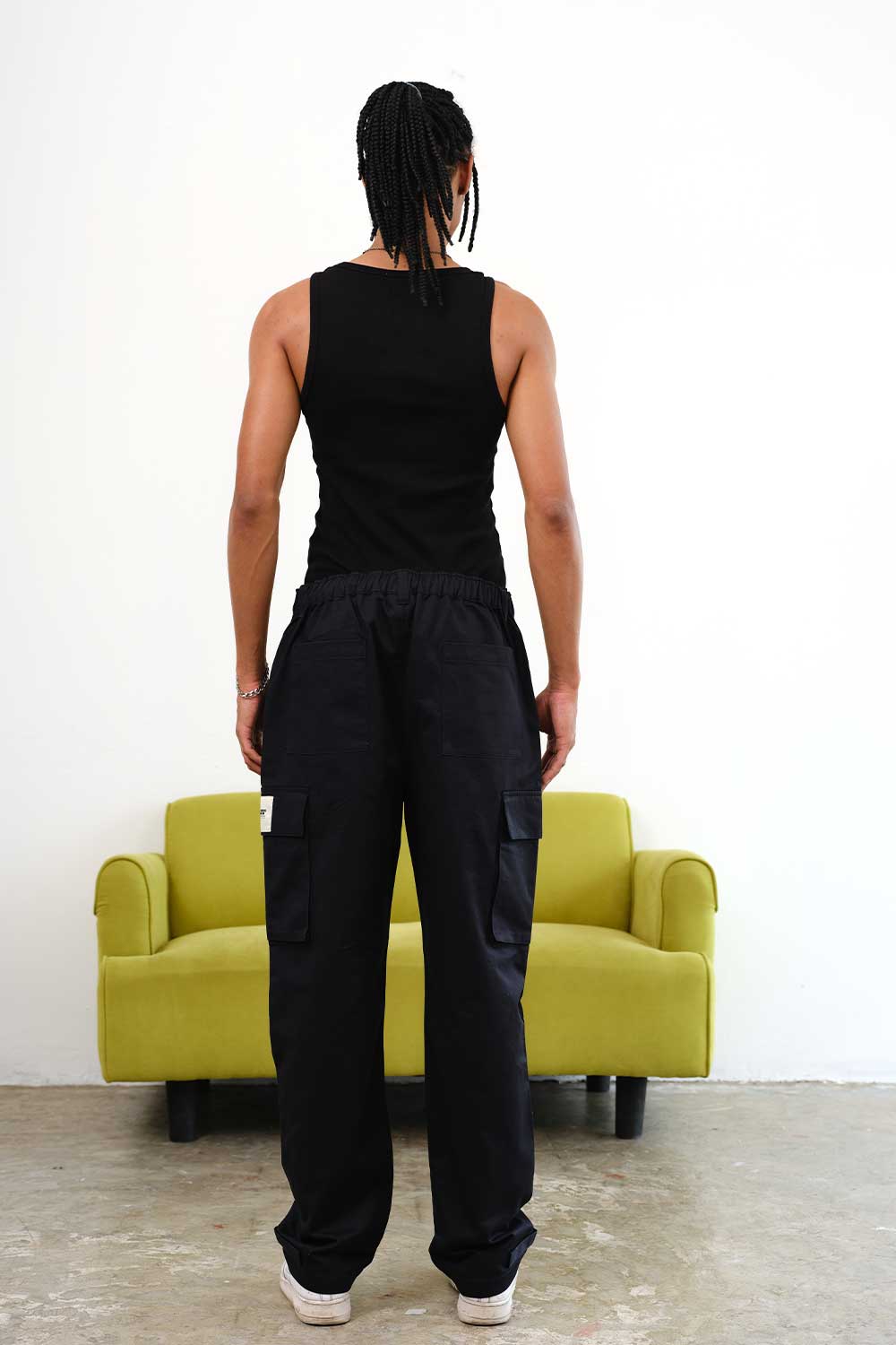 Navy Blue Cargo With Utility Pockets - BonkersCorner