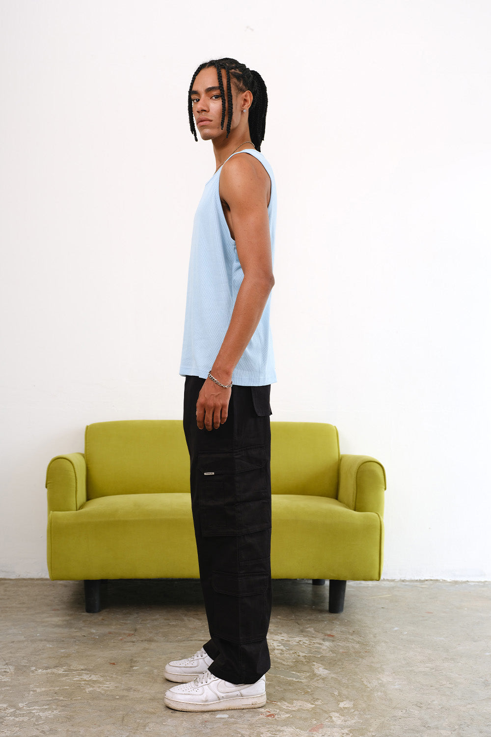 Black 10 Pockets Cargo Pants - BonkersCorner