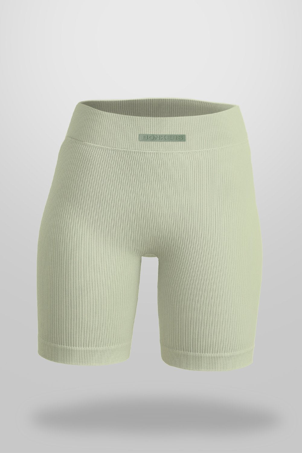 Bonkers corner_sage green ribbed workout shorts_02