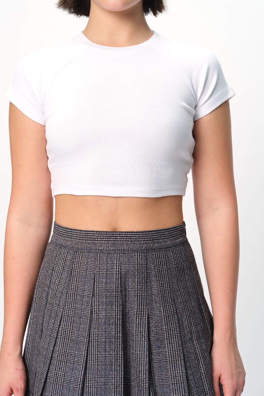 White Basic Baby Tee