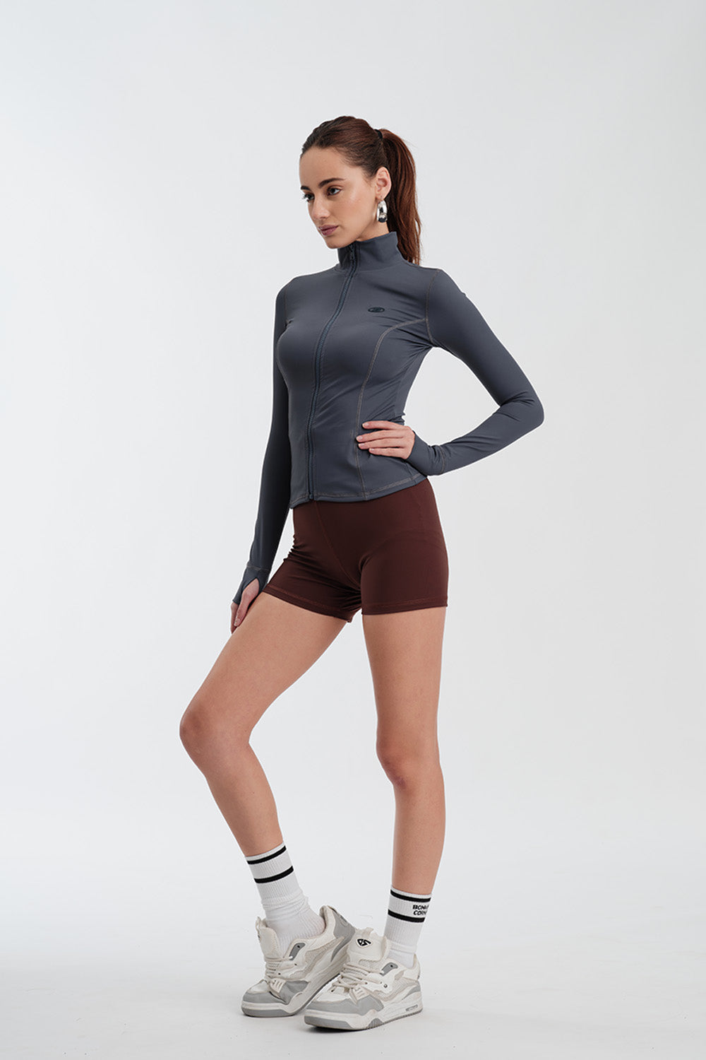 Topaz Grey Defined Regular Jacket - BonkersCorner