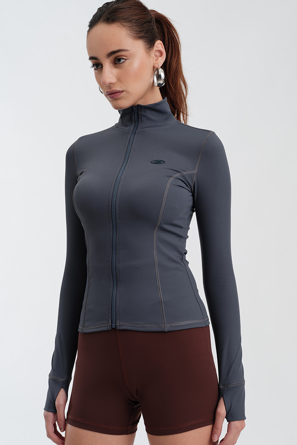 Topaz Grey Defined Regular Jacket - BonkersCorner