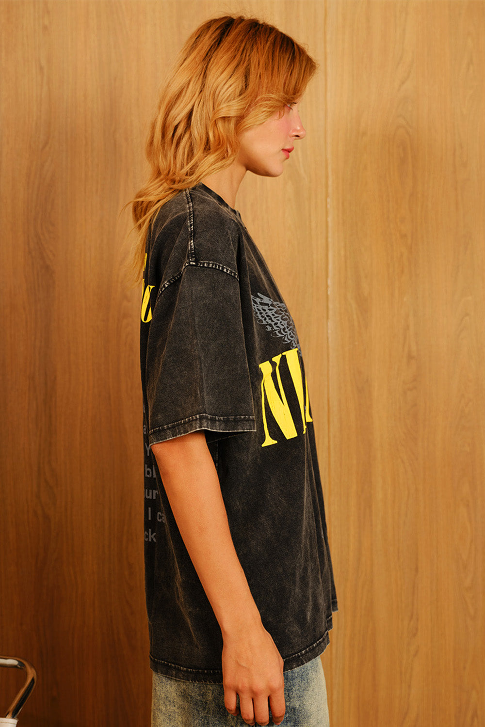 Black Nirvana Oversized T-shirt - BonkersCorner