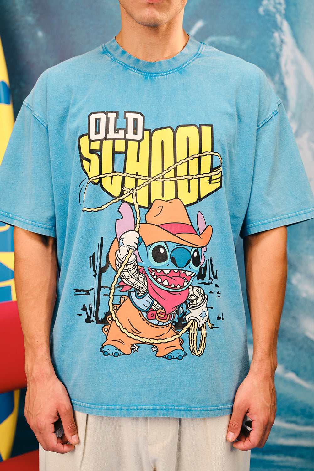 Old School Stitch Oversized T-Shirt - BonkersCorner