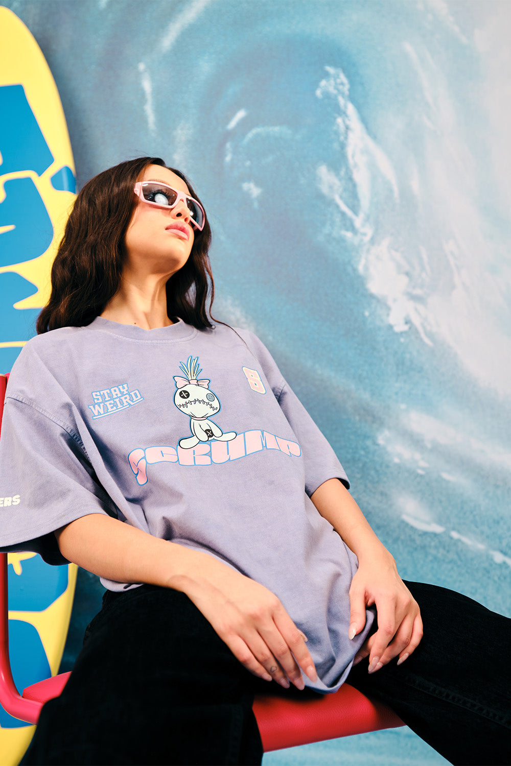 Stay Weird Oversized T-shirt - BonkersCorner