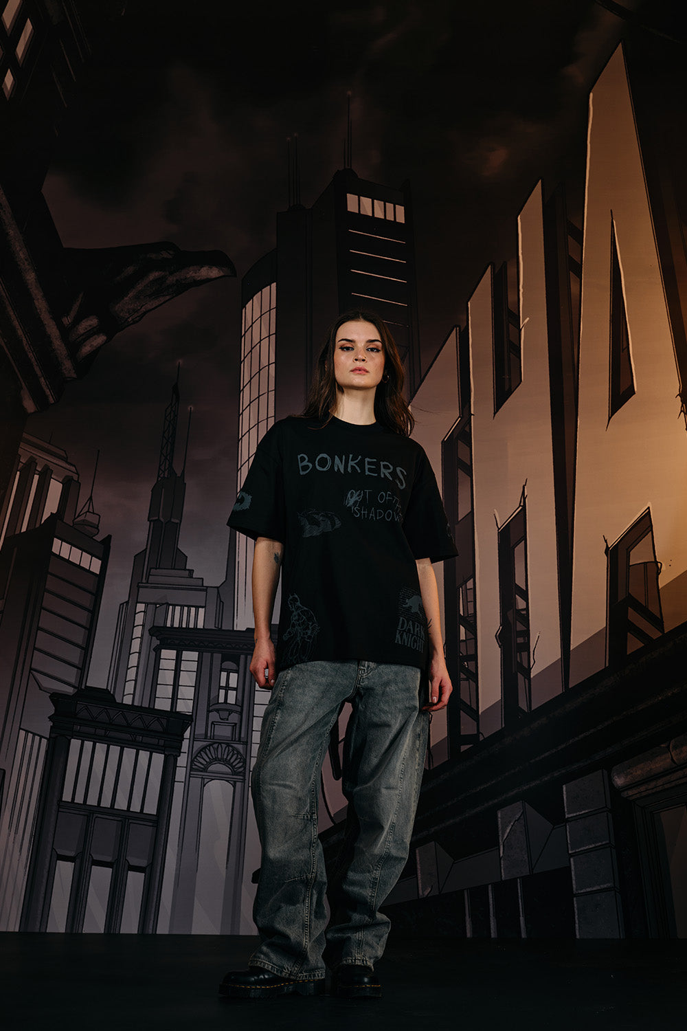 Out of the Shadows Oversized T-shirt - BonkersCorner