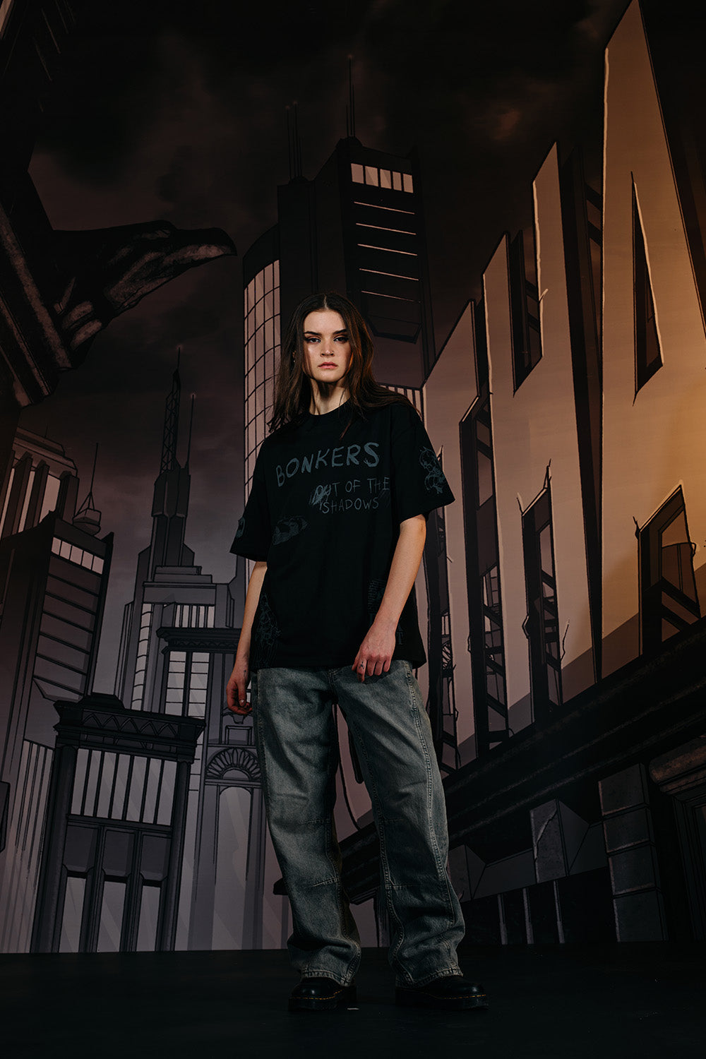 Out of the Shadows Oversized T-shirt - BonkersCorner