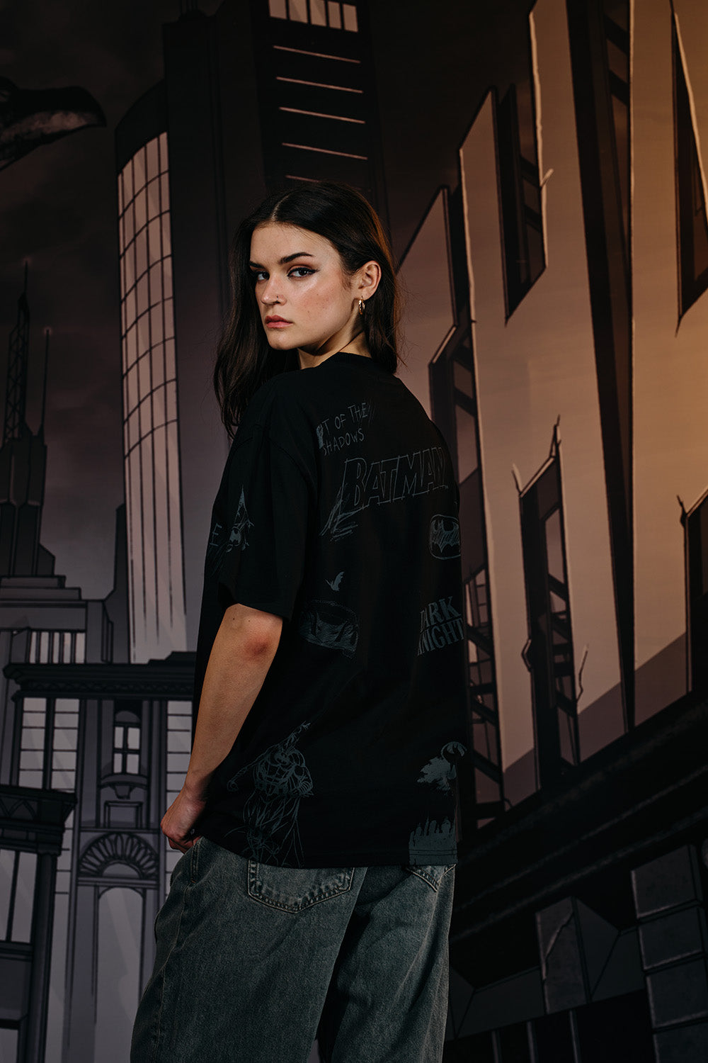 Out of the Shadows Oversized T-shirt - BonkersCorner