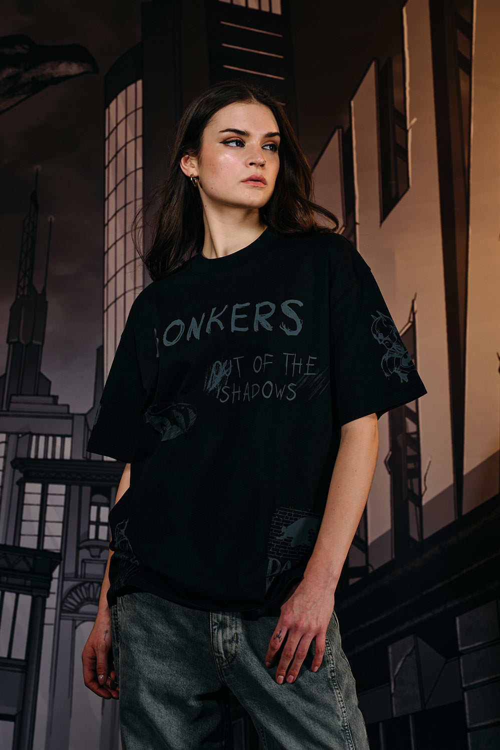 Out of the Shadows Oversized T-shirt - BonkersCorner