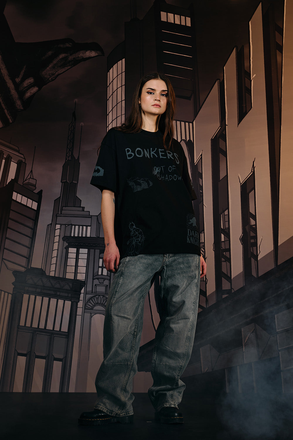 Out of the Shadows Oversized T-shirt - BonkersCorner
