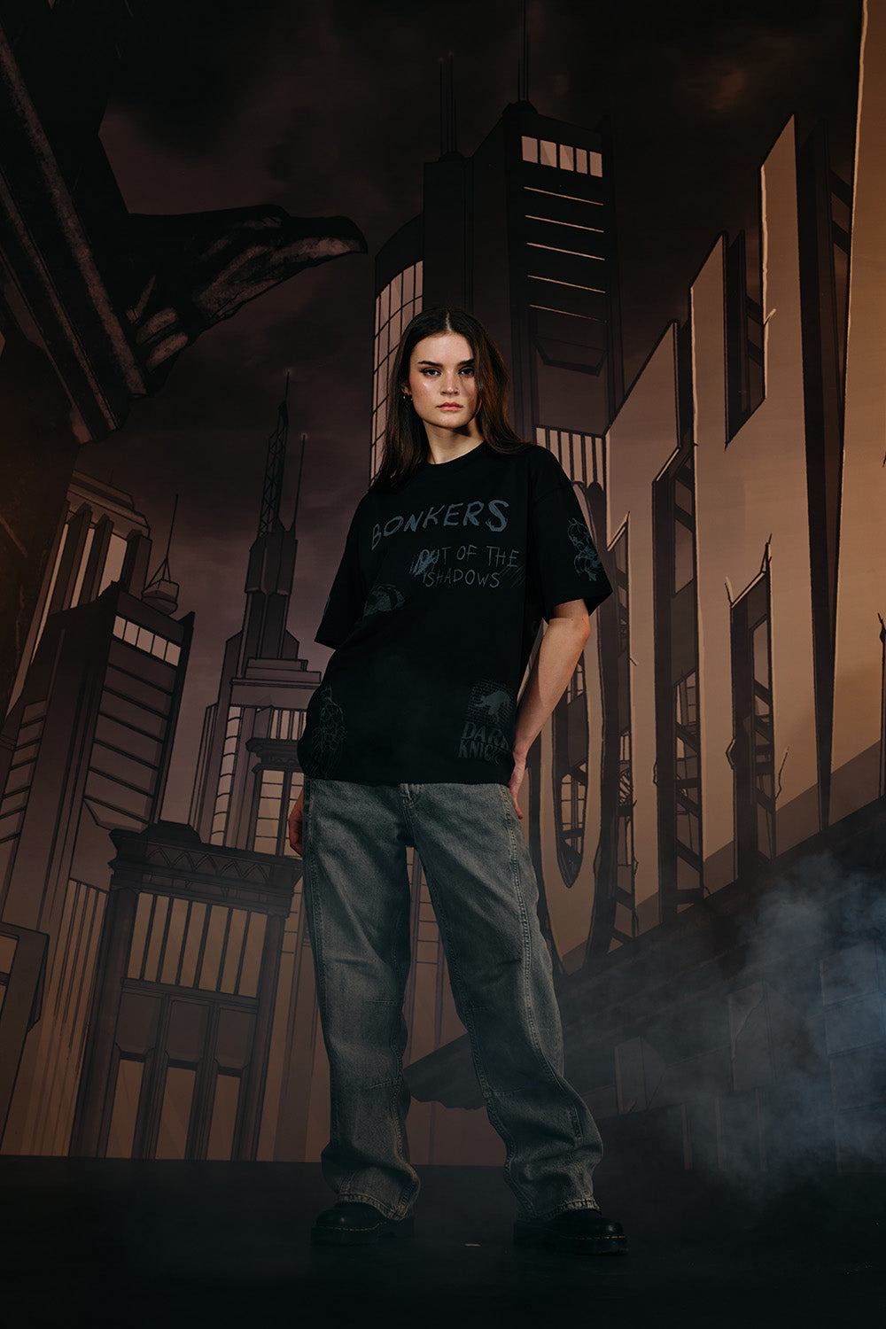 Out of the Shadows Oversized T-shirt - BonkersCorner