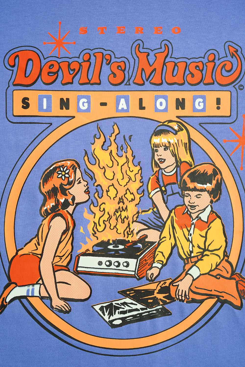 Devil's Music Oversized T-shirt - BonkersCorner