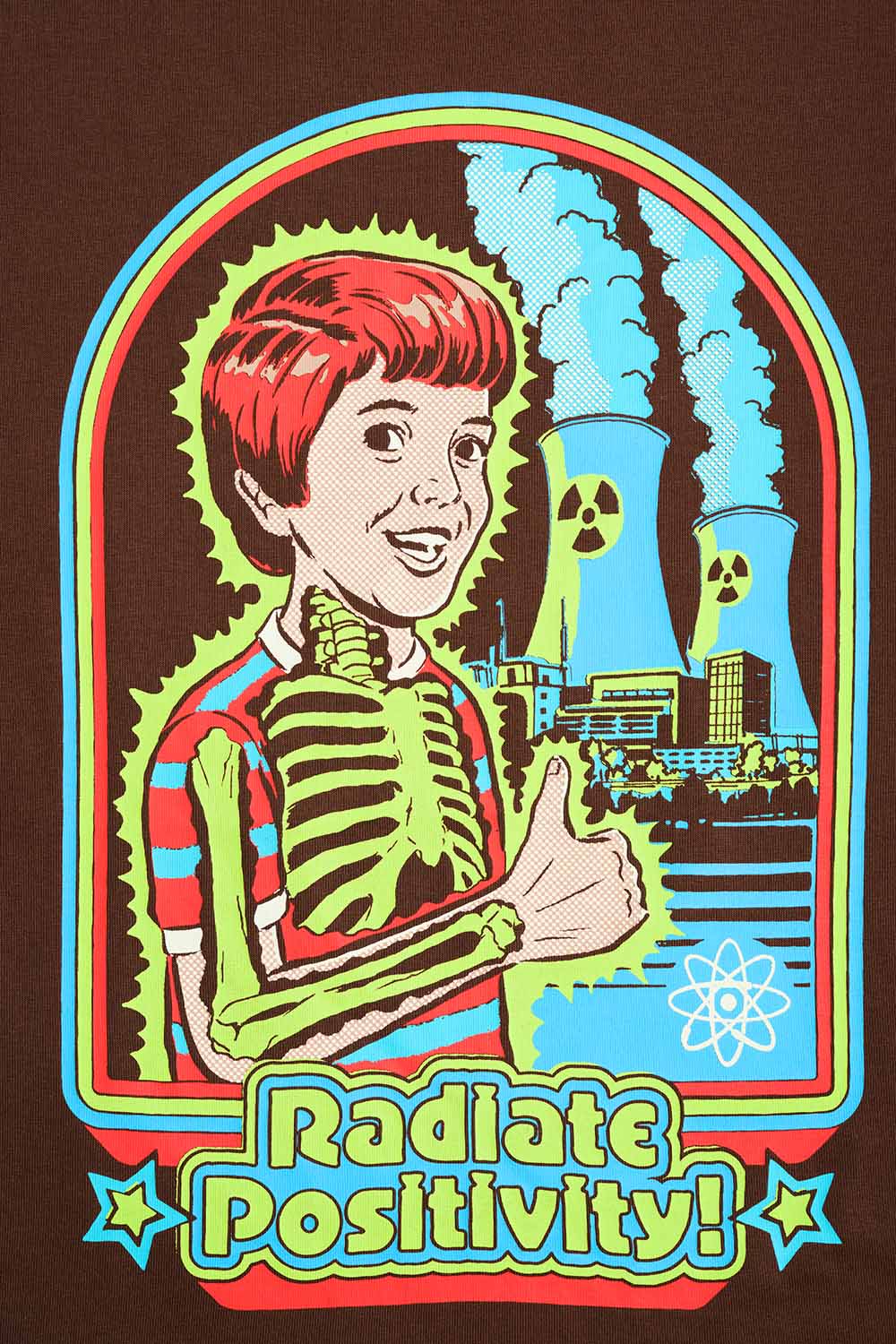 Radiate Positivity Oversized T-Shirt - BonkersCorner