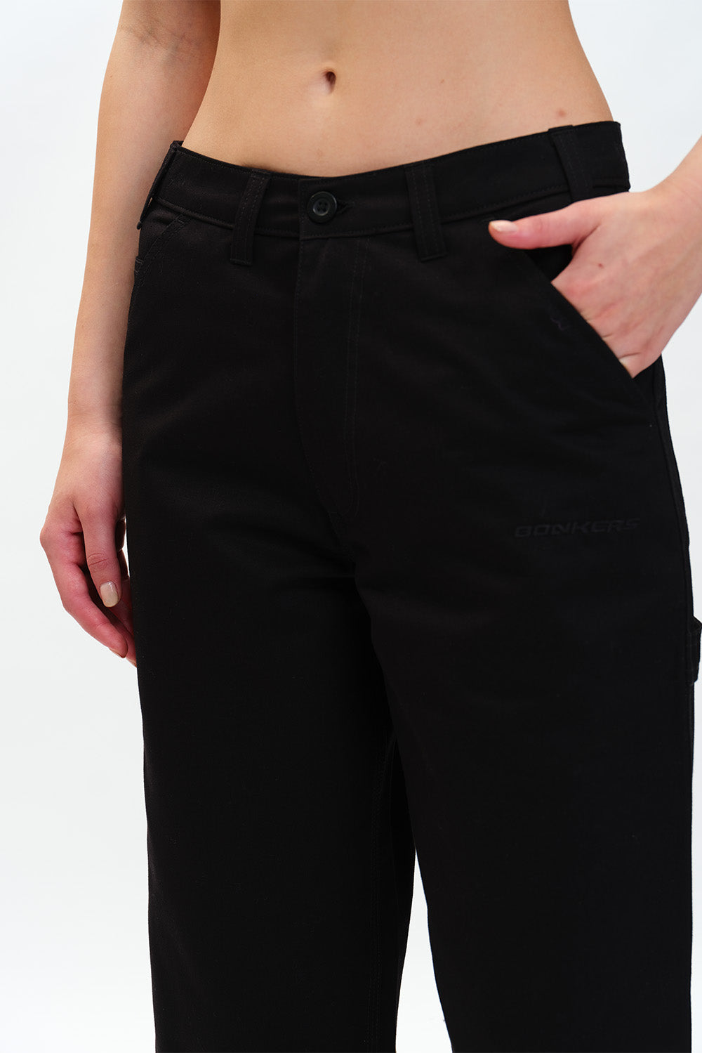 Black Carpenter Pants - BonkersCorner