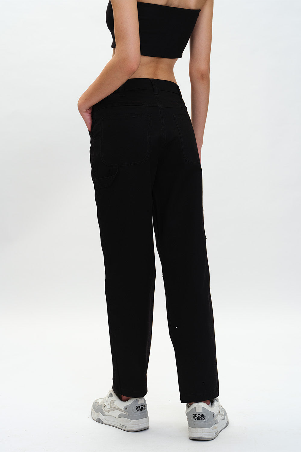 Black Carpenter Pants - BonkersCorner