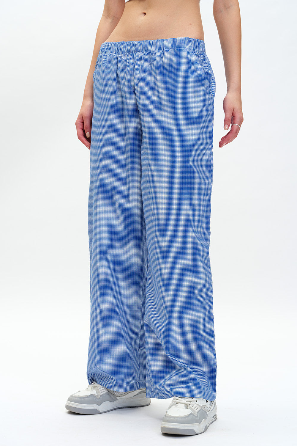 Blue Small Checkered Pants - BonkersCorner