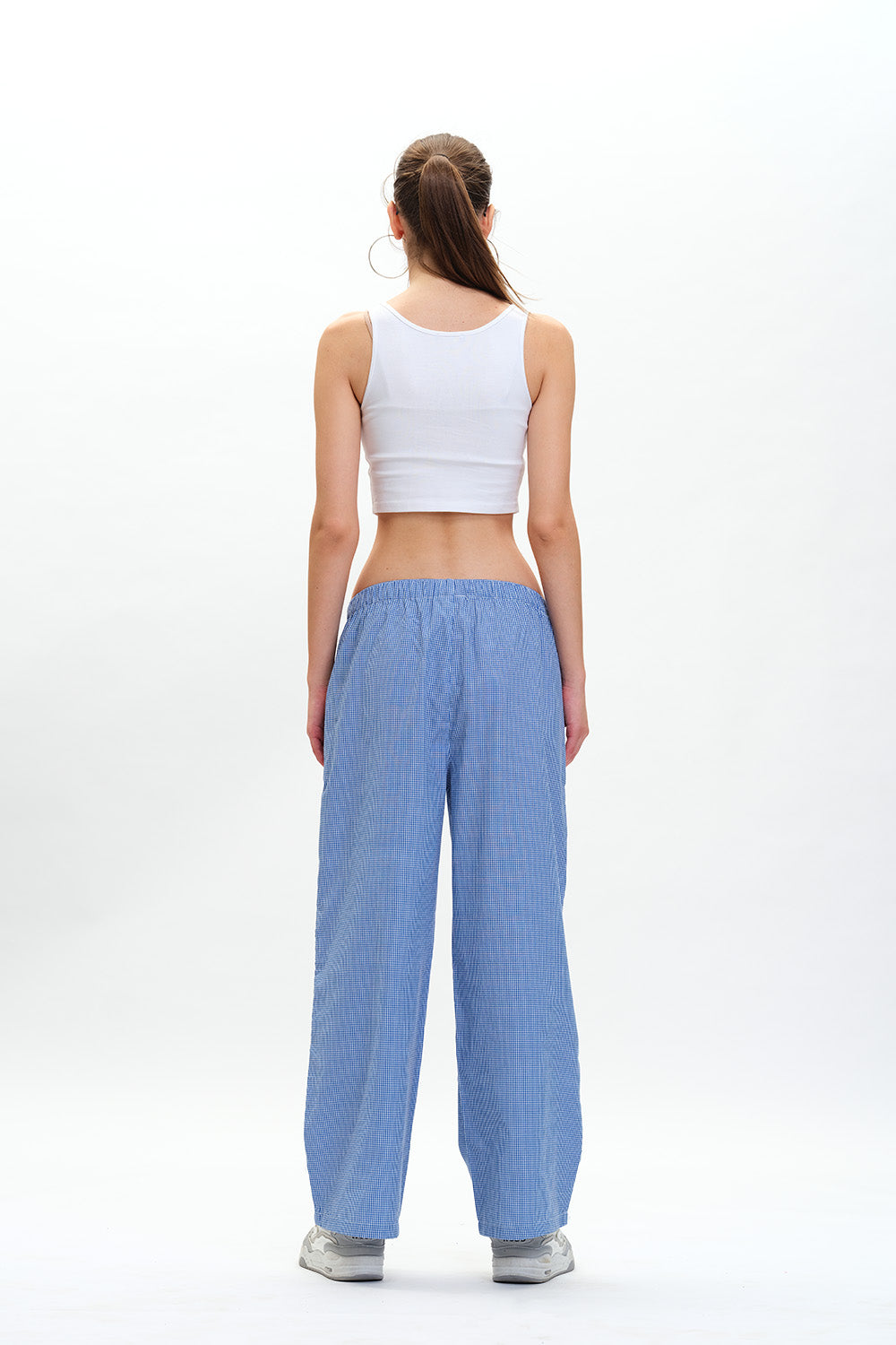 Blue Small Checkered Pants - BonkersCorner