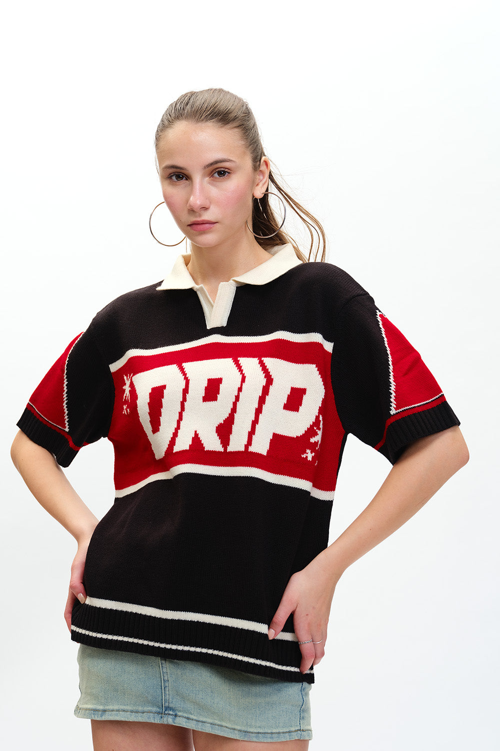 Drip Knit Polo - BonkersCorner