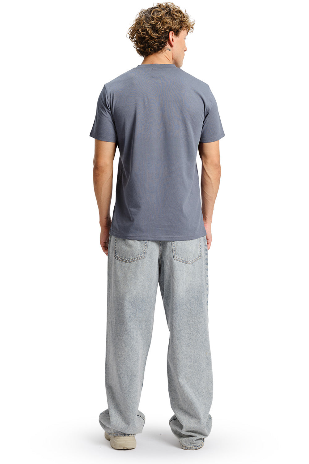 Glacier Grey Supima Regular Fit T-shirt  - BonkersCorner