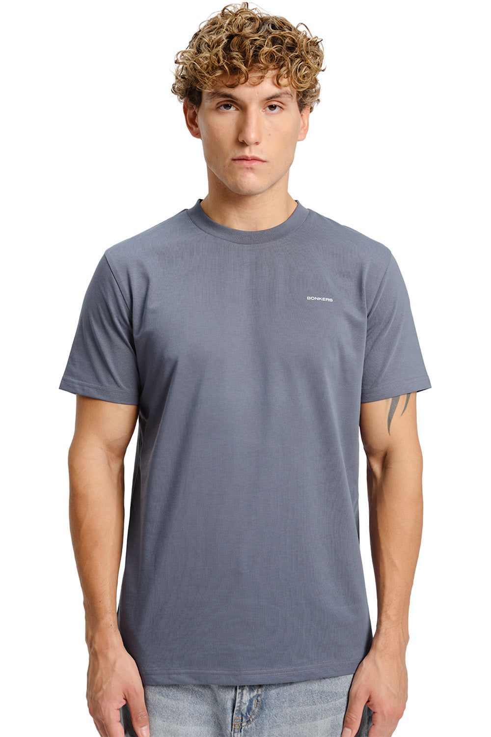 Glacier Grey Supima Regular Fit T-shirt  - BonkersCorner