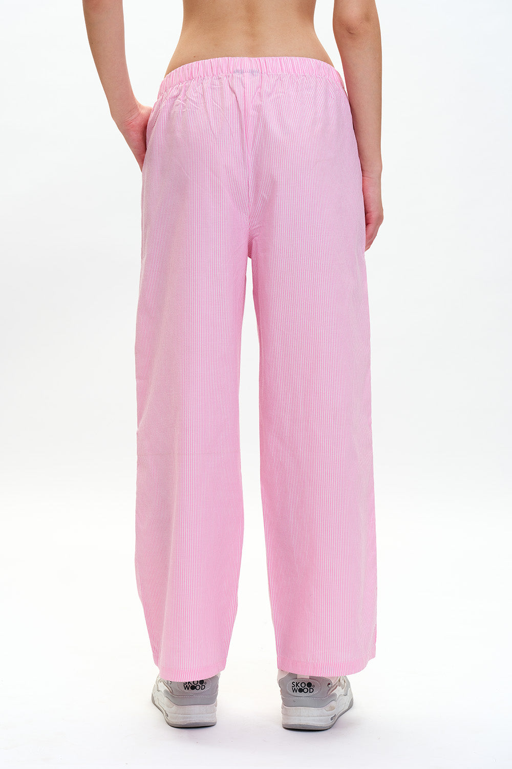 Pink High-Rise Pants - BonkersCorner