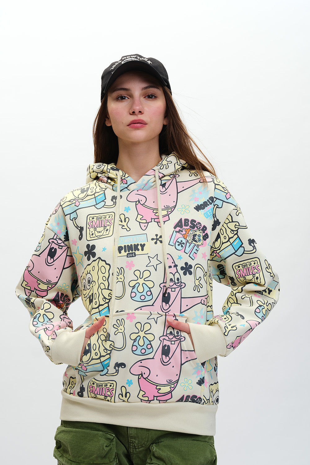 SpongeBob All Over Hoodie - BonkersCorner