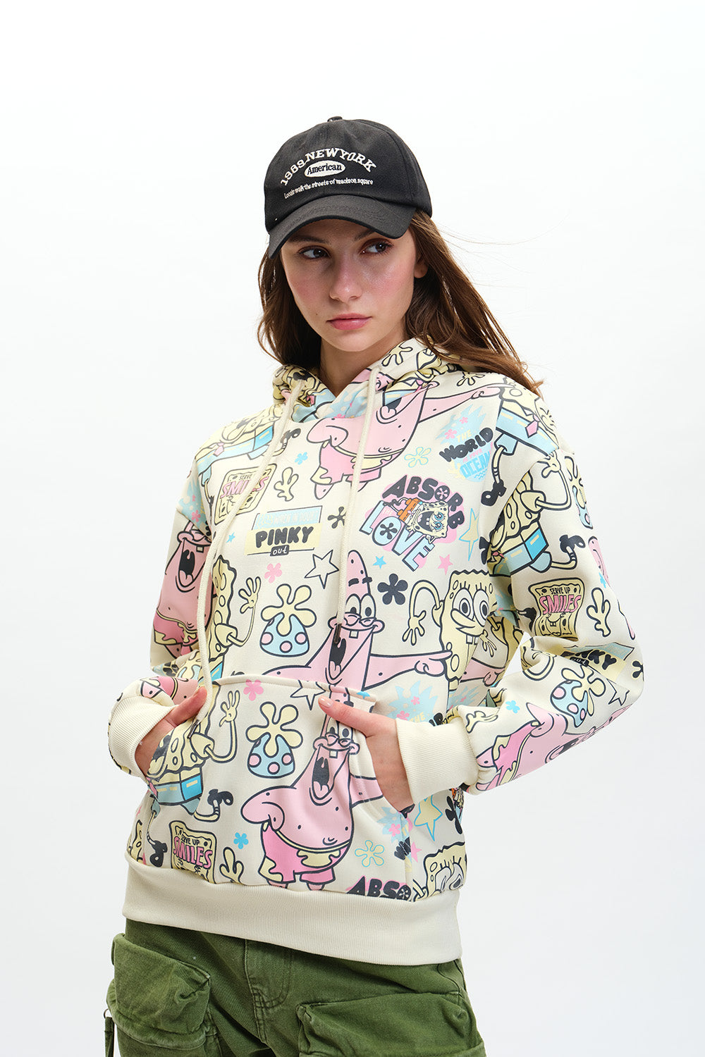 SpongeBob All Over Hoodie - BonkersCorner