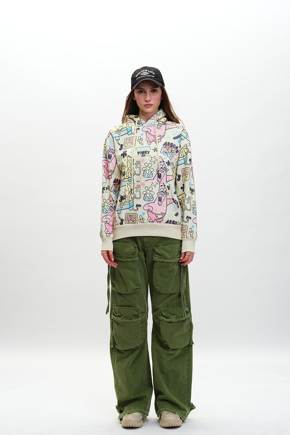 SpongeBob All Over Hoodie - BonkersCorner