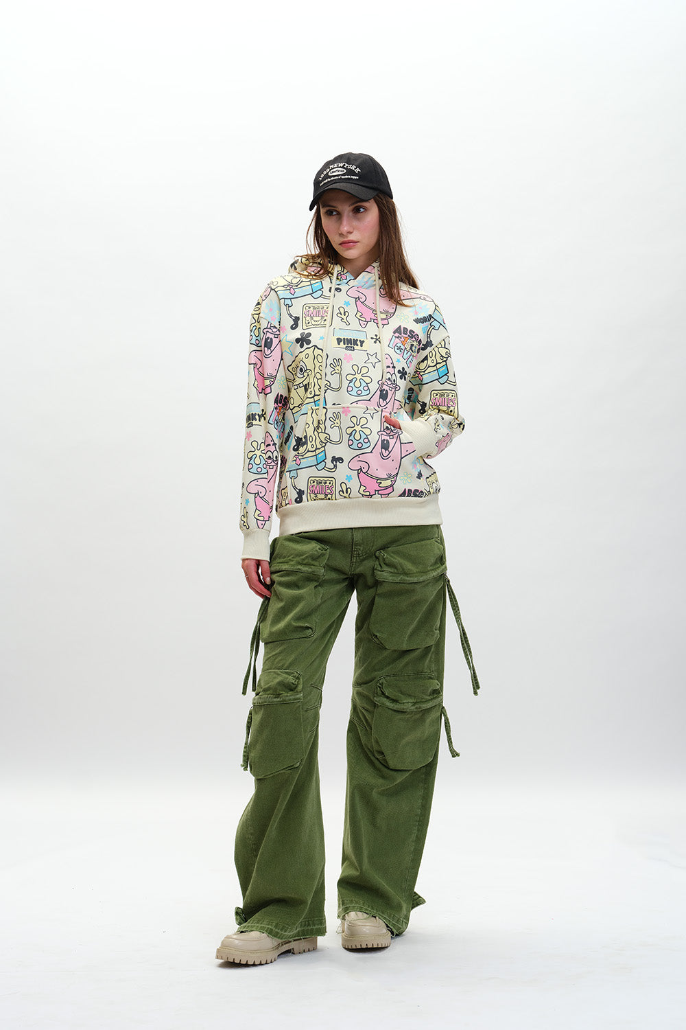 SpongeBob All Over Hoodie - BonkersCorner