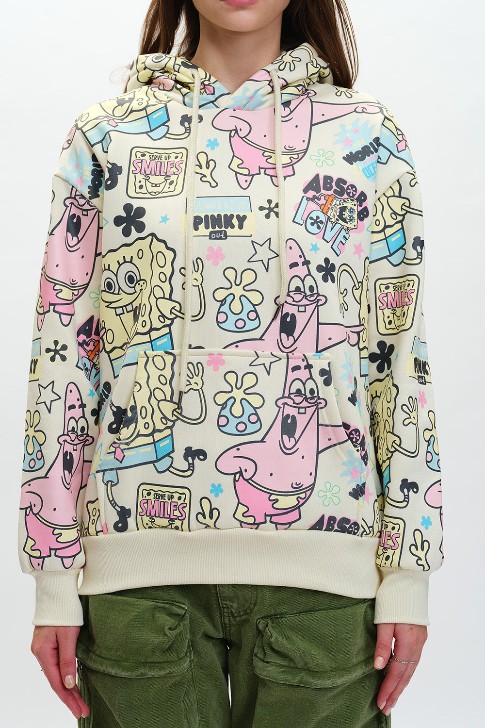 SpongeBob All Over Hoodie - BonkersCorner
