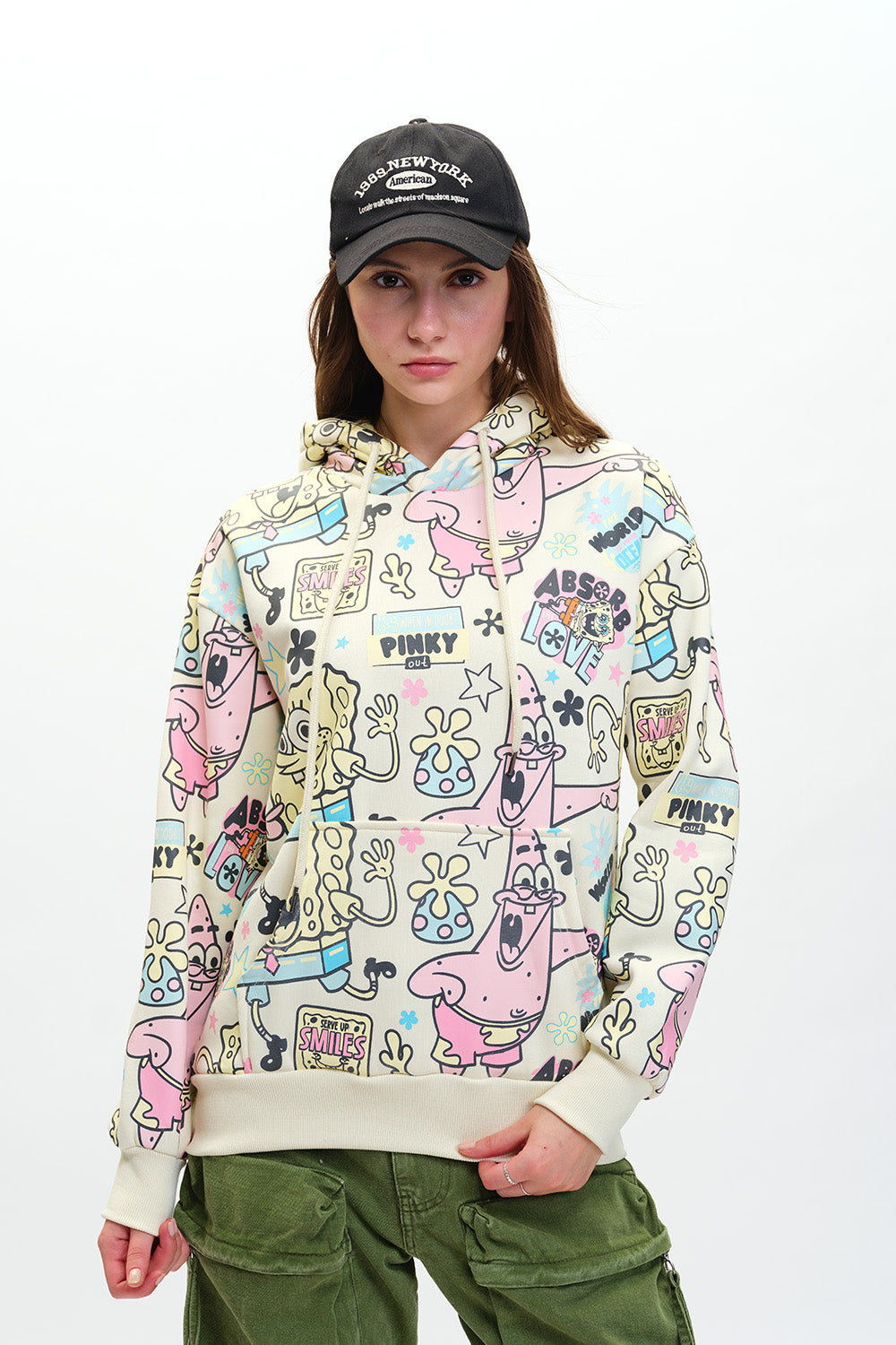 SpongeBob All Over Hoodie - BonkersCorner