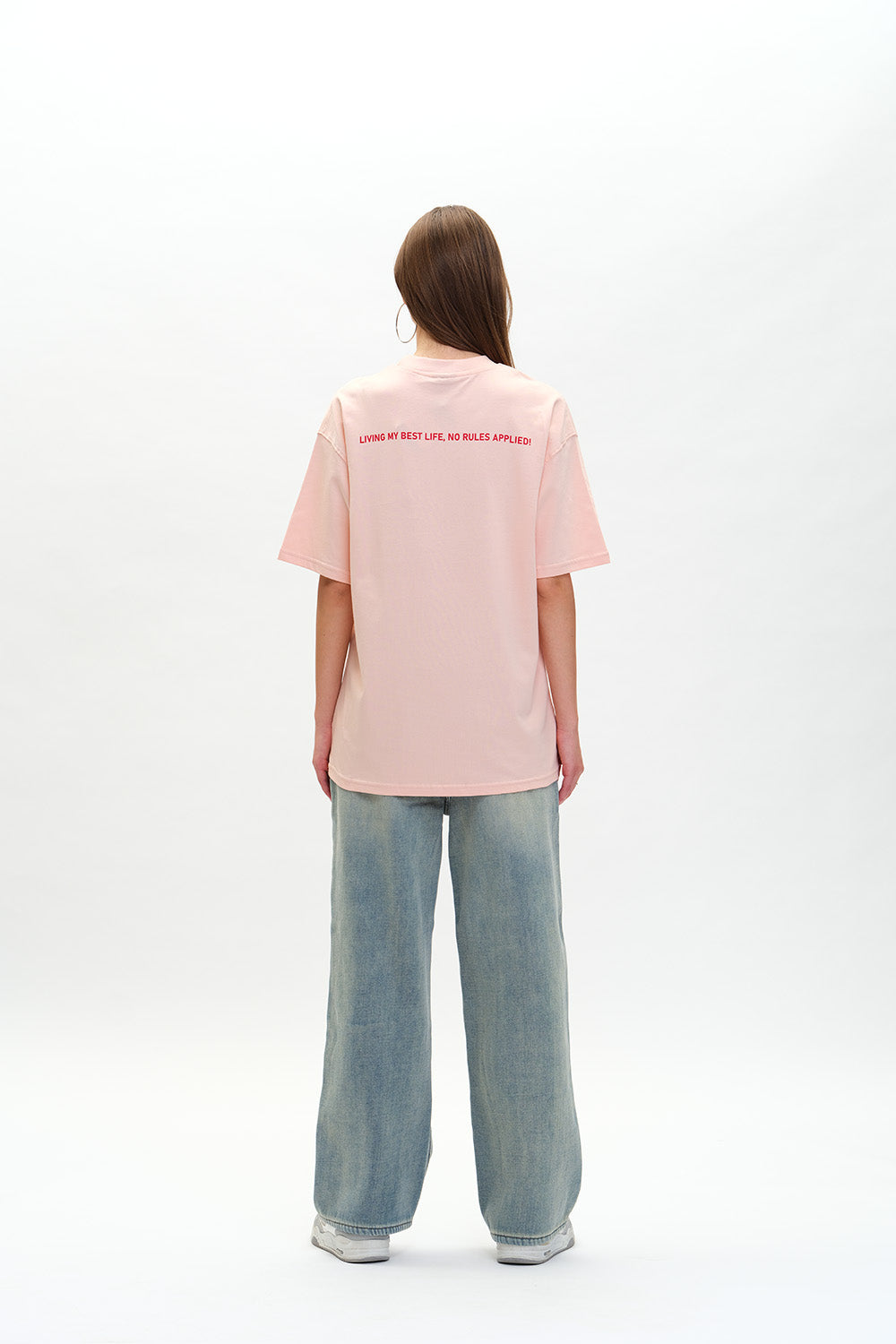 Wild-In Embroidered Premium Oversized T-shirt - BonkersCorner