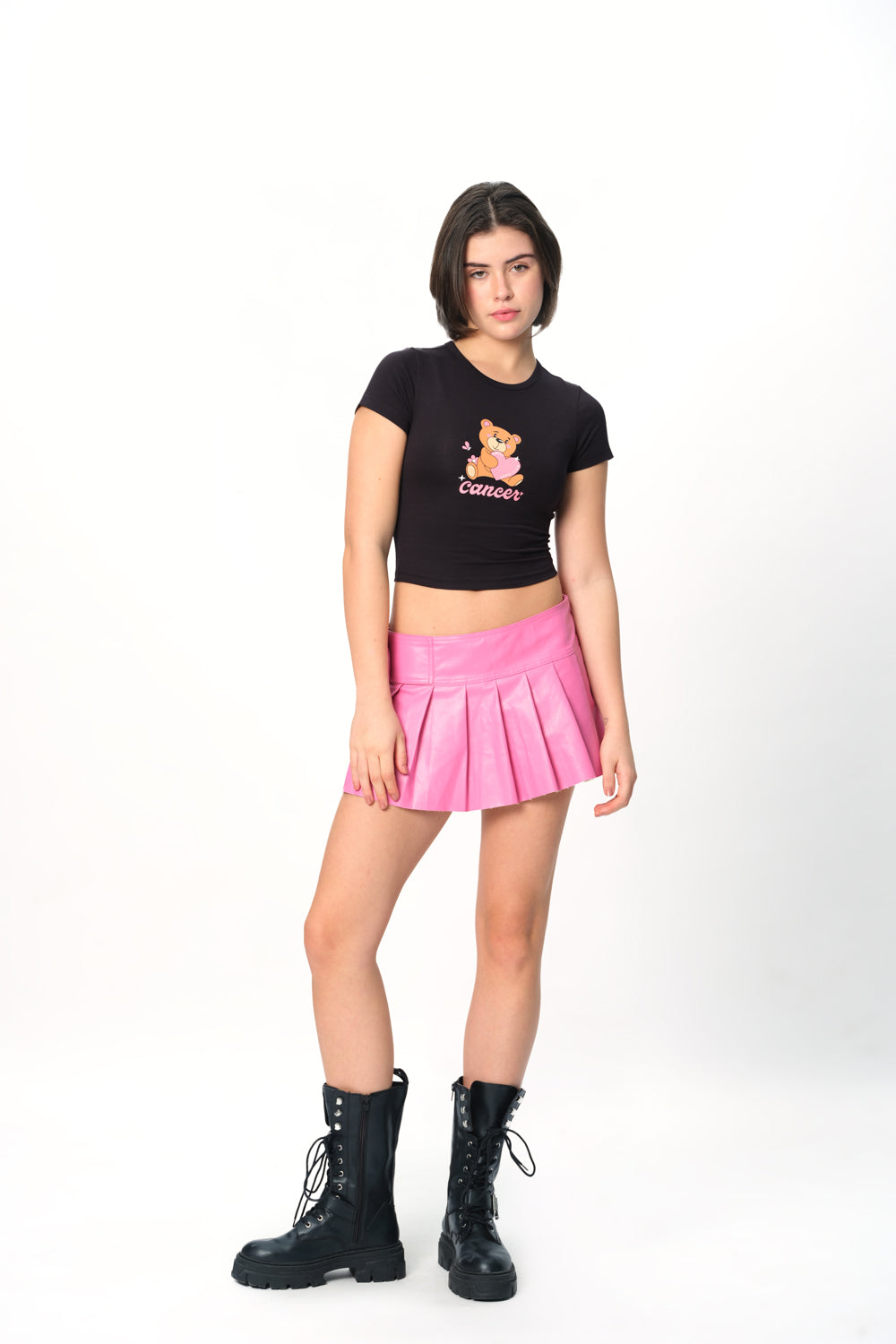 Cancer Cosmic Long Length Baby Tee - BonkersCorner