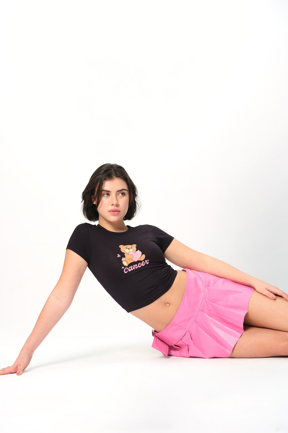 Cancer Cosmic Long Length Baby Tee - BonkersCorner