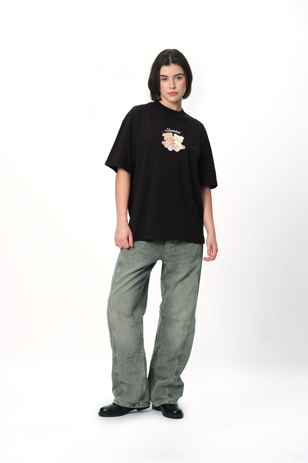 Gemini Groove Oversized T-Shirt - BonkersCorner