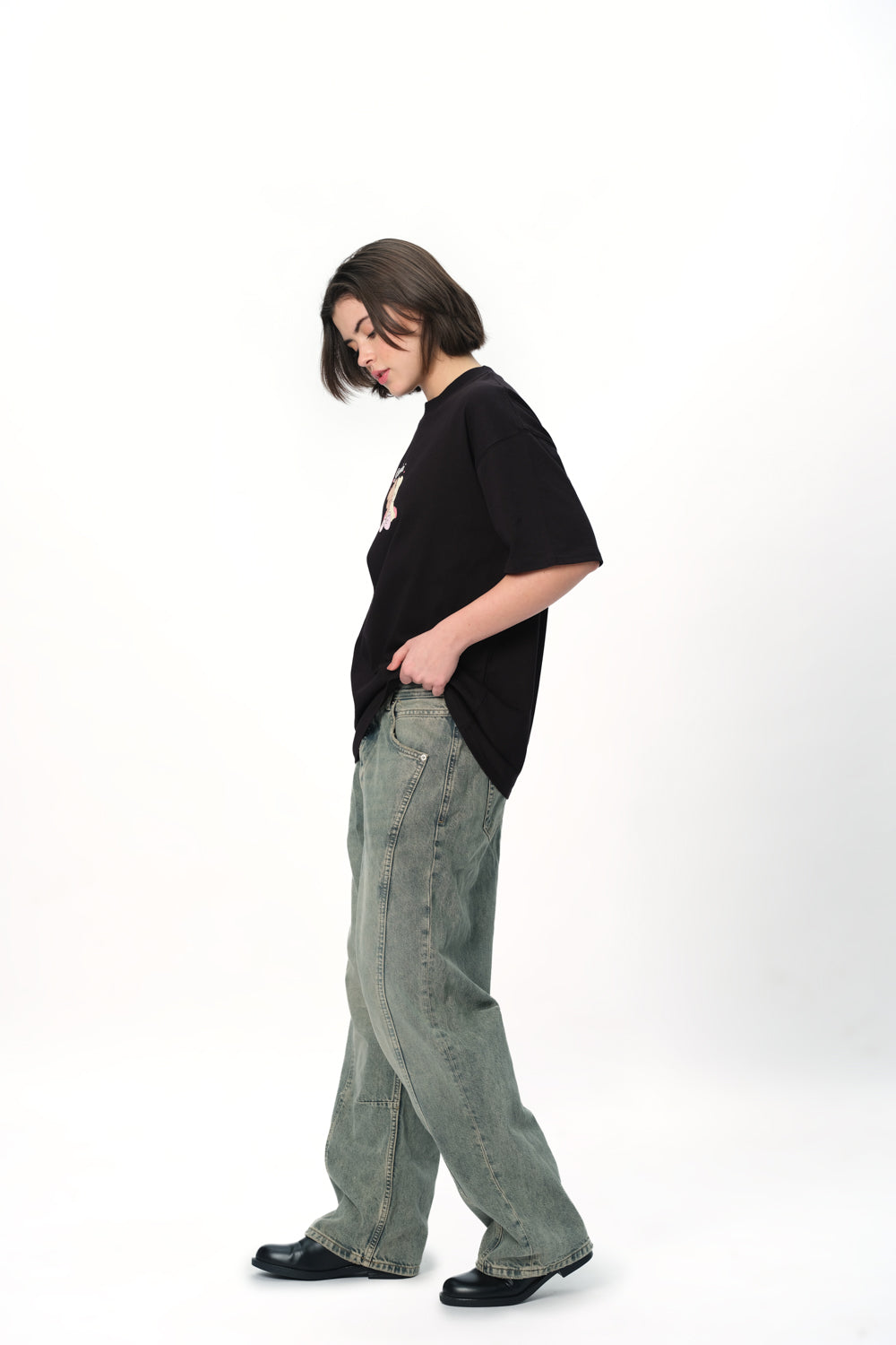 Gemini Groove Oversized T-Shirt - BonkersCorner