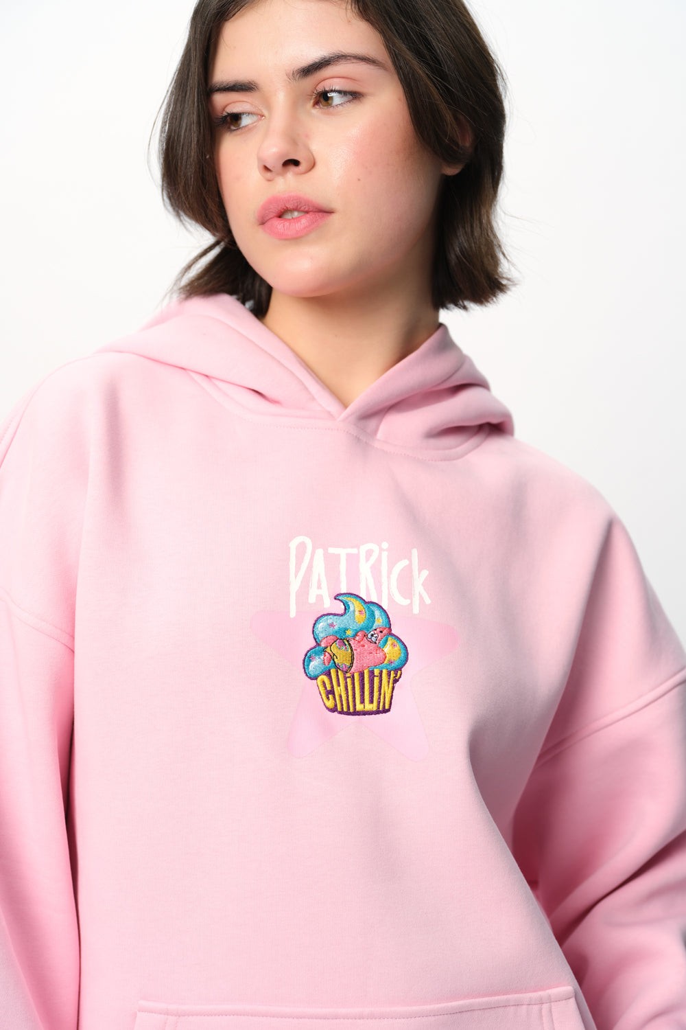 Patrick Cupcake Pink Hoodie - BonkersCorner